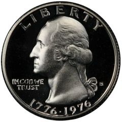 1/4 Dollar `Washington Quarter` Bicentennial, Silver Issue
