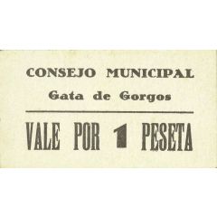 1 Peseta Gata de Gorgos