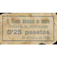 0.25 Pesetas Señera