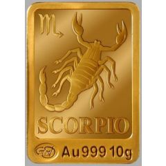 10 Grams Gold Zodiac signs - Scorpio