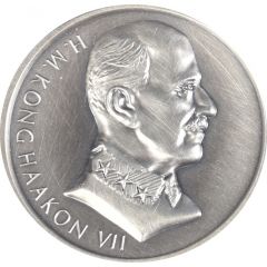 Medal - Norges Konger I Moderne Tid Haakon VII