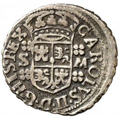 1 Real `Maria` - Carlos II milled