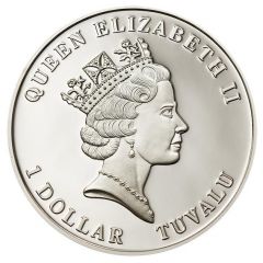 1 Dollar - Elizabeth II Hawksbill Sea Turtle