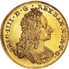 2 Rixdaler / 1 Courant Ducat - Frederik IV