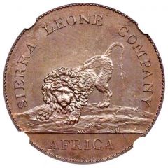1 Penny Sierra Leone Company/Gold Coast Mule
