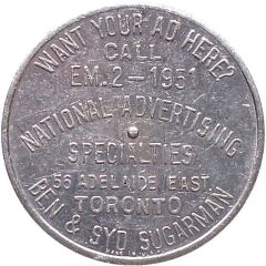 Spinner token - National Advertising Specialties Toronto, Ontario