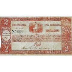 2 Mil Réis Thesouro Nacional, 2nd print