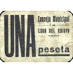 1 Peseta Losa del Obispo