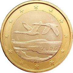 1 Euro 1st type, 1st map