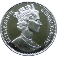 1 Crown - Elizabeth II Queen on Horseback