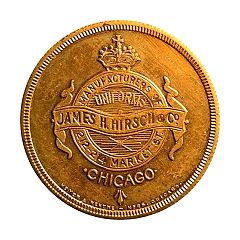 Token - Don`t Worry Club James H. Hirsch and Company, Chicago