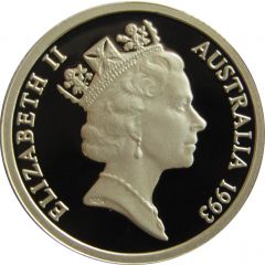 1 Dollar - Elizabeth II 3rd Portrait - Landcare Australia - Silver Proof