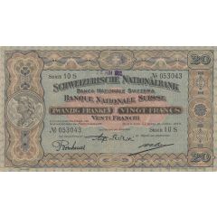 20 Francs 2nd series, type 3