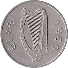 5 Pence large type