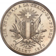 5 Francs Neuchâtel Shooting Festival
