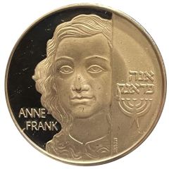 Medal - Remember the Holocaust Anne Frank