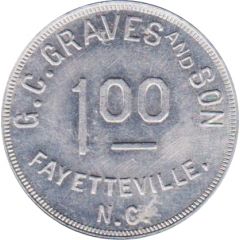 1 Dollar - G.C. Graves and Son Fayetteville, North Carolina