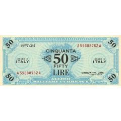 50 Lire Allied Military Currency