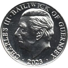 10 Pence - Charles III Green Tiger Beetle