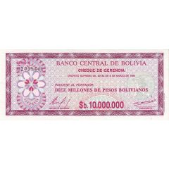 10 000 000 Pesos Bolivianos