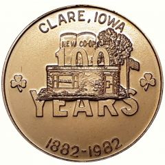 1 Irish Dollar - 100 Years Clare, Iowa