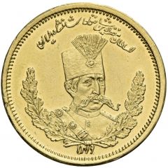 500 Dinar Gold - Mozaffar ad-Din Qajar