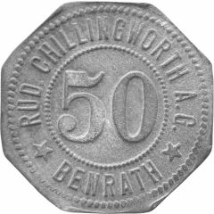 50 Pfennigs - Benrath Rud. Chillingworth A.G.