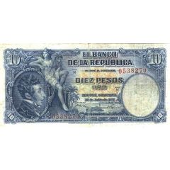 10 Pesos Oro