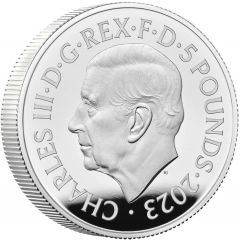 5 Pounds - Charles III The Police, Silver Proof