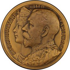 Medal - George V Coronation, J.R. Gaunt, bronze