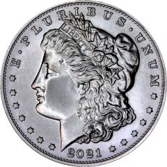 1 Dollar `Morgan Dollar` 100th anniversary