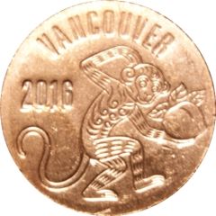 Royal Canadian Mint Token - Year of the Monkey Vancouver