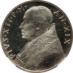 100 Lire - Pius XII Prova