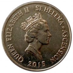 10 Pence - Elizabeth II 3rd portrait, small type, magnetic