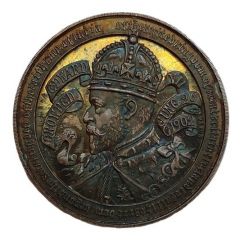 Medal - Edward VII Coronation, Ellis, silver