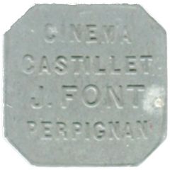 10 Centimes - Cinéma castillet J.FONT - Perpignan [66]