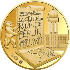 5 Euros Berlin Wall