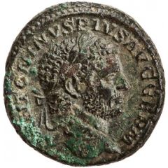 As - Caracalla P M TR P XX COS IIII P P S C, Pluto