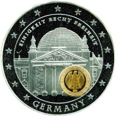 Medal - Europe Economic and Monetary Union 10 years Germany