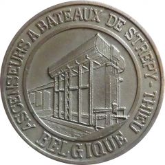 Medal - Strépy-Thieu boat lifts