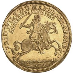 10 Ducats - Frederick William Victory at Battle of Fehrbellin