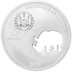 250 Francs Rhinoceros