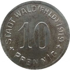 10 Pfennig - Wald im Rheinland