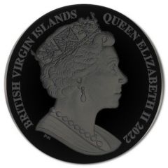 10 Dollars - Elizabeth II Pegasus, Silver Bullion Black Finish