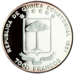 7000 Francos CFA President Nguema