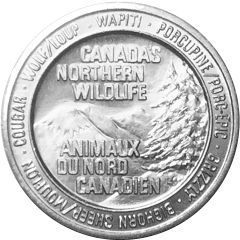 Medal - Canada’s Northern Wildlife Gray Wolf