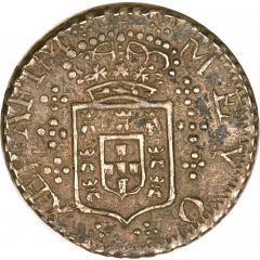 1/2 XERAFIM -150 R - Maria II Pattern, Goa mint