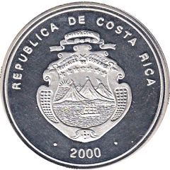 5000 Colones Central Bank