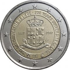2 Euros - Philippe 200 years of the University of Liège