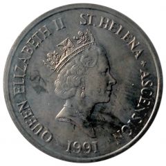 5 Pence - Elizabeth II 3rd portrait